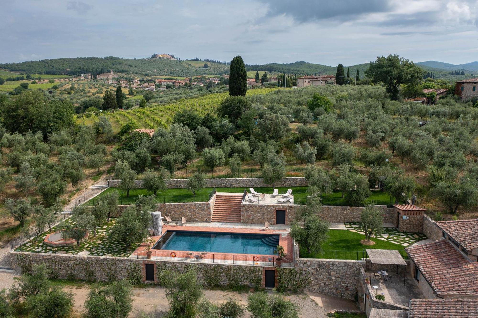 Borgo A Monti Di Sotto Villa Gaiole in Chianti Eksteriør bilde